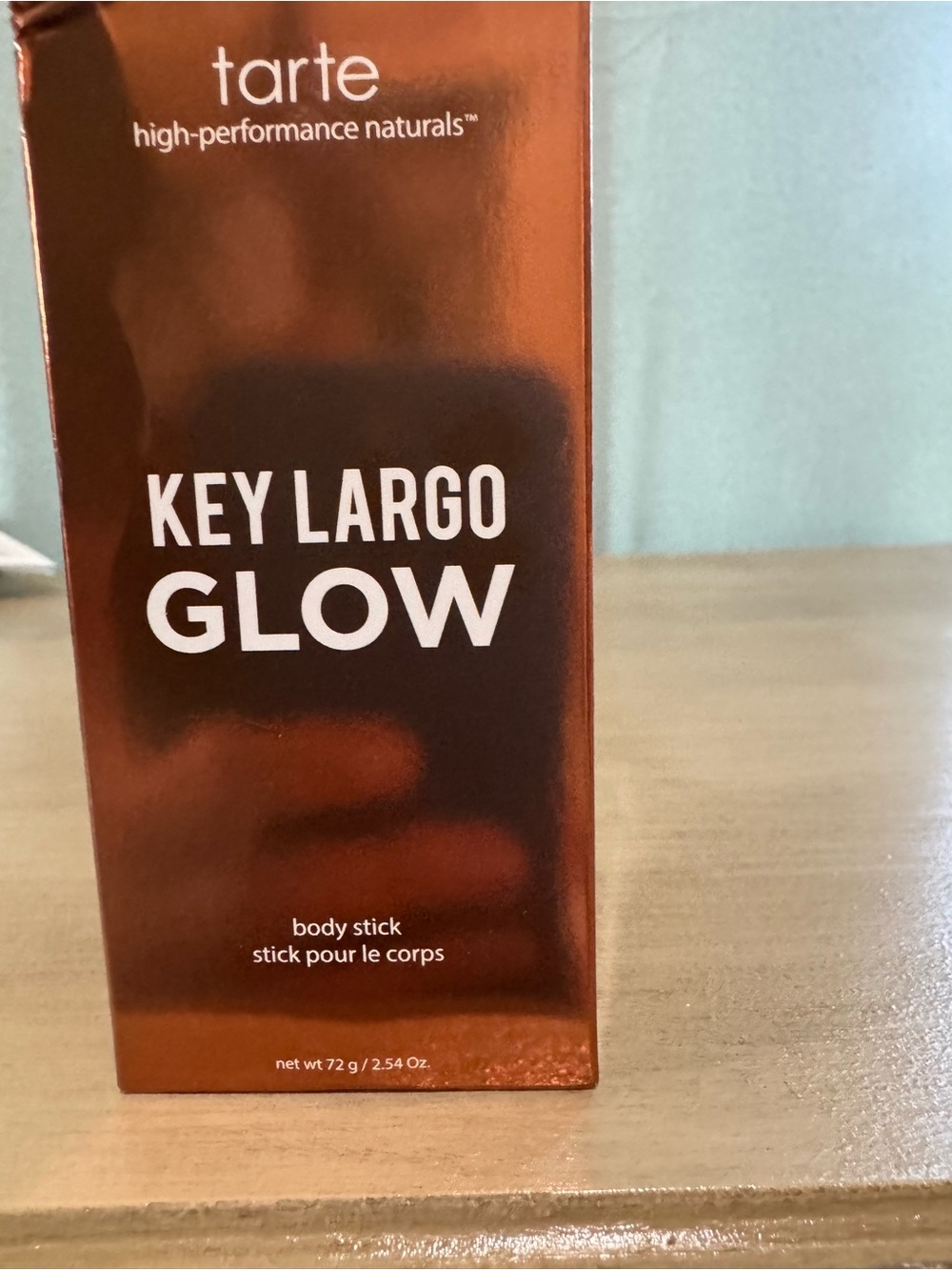 tarte Key Largo Glow Body Stick – Copper Metallic Packaging